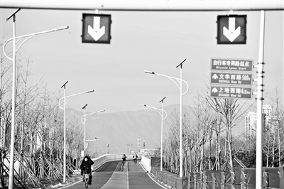 日均客流超过2000人次！ 北京自行车专用路人气旺